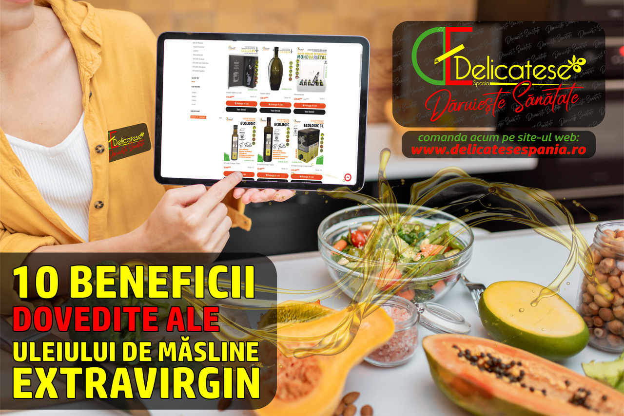 10 beneficii dovedite ale uleiului de masline extravirgin