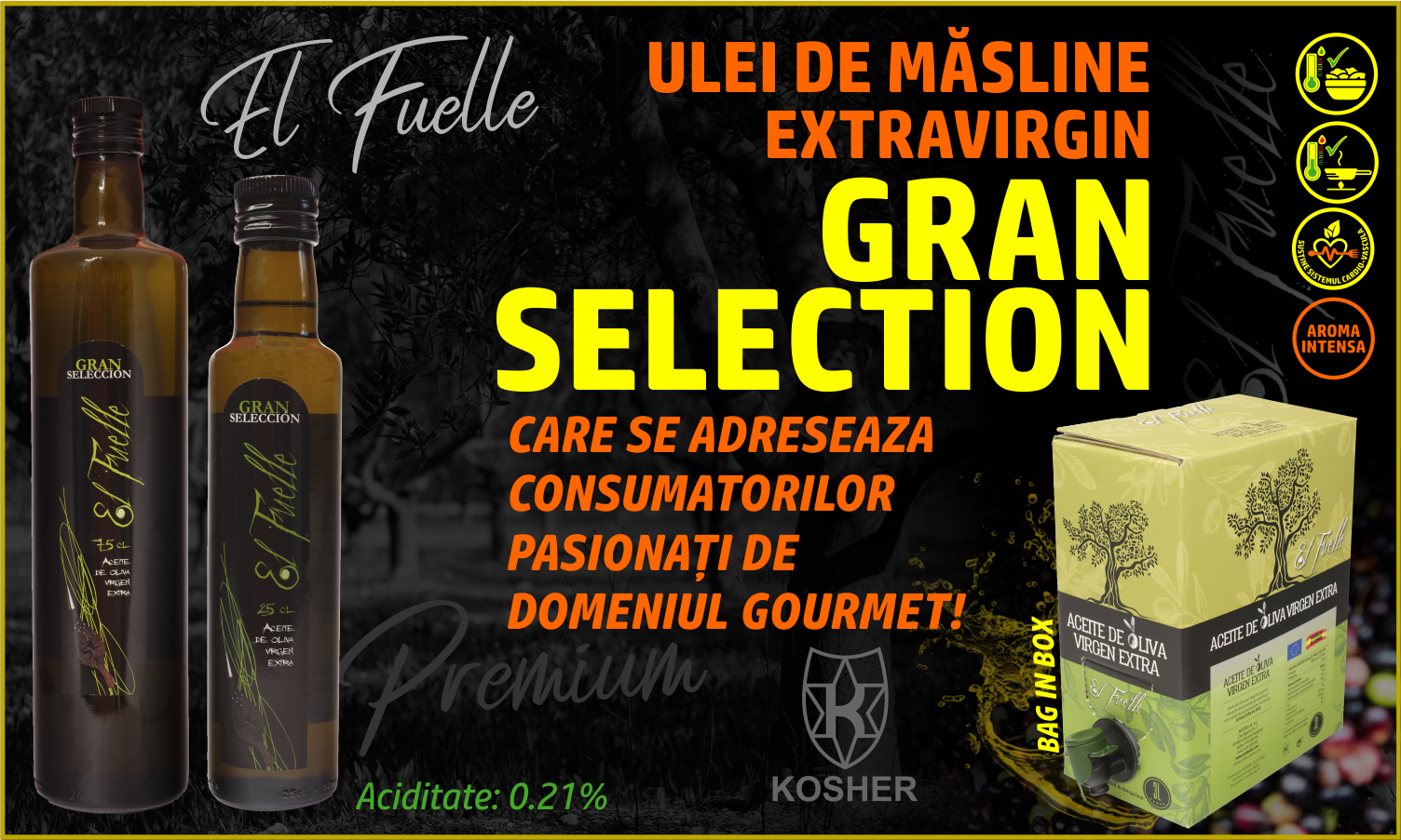 ULEI DE MĂSLINE EXTRAVIRGIN